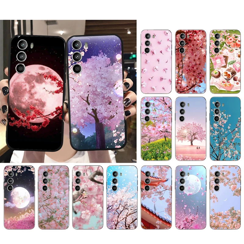 

Case for Motorola G72 G13 G32 G53 G51 G71 G31 G41 G22 G60 G52 G200 GStylus G30 G10 G20 G50 G Pure Pink blossom Cherry Flower