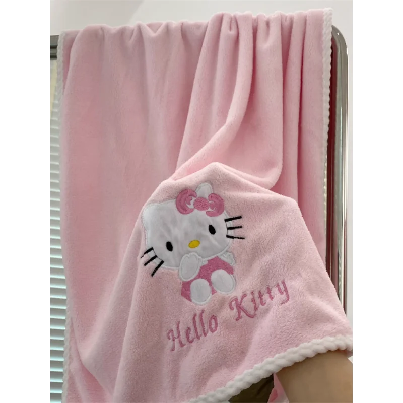 Банные полотенца с рисунком аниме Sanrio для тела Hellokitty Kuromi Melody мягкое полотенце