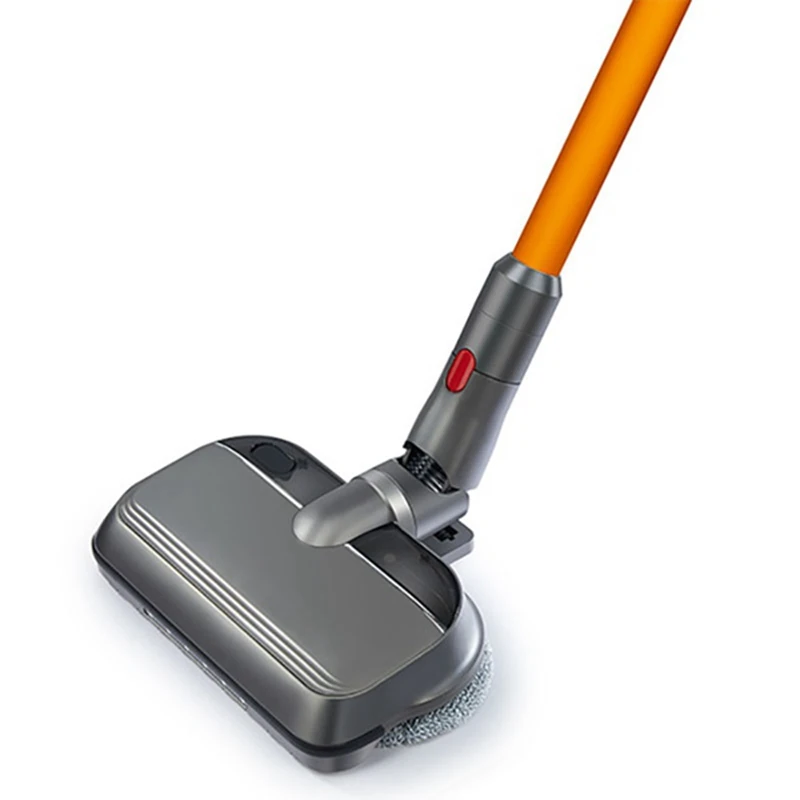 

Электрическая головка для влажной и сухой уборки для Dyson V7 V8, сменные детали с насадками для швабры с резервуаром для воды и светодиодной под...