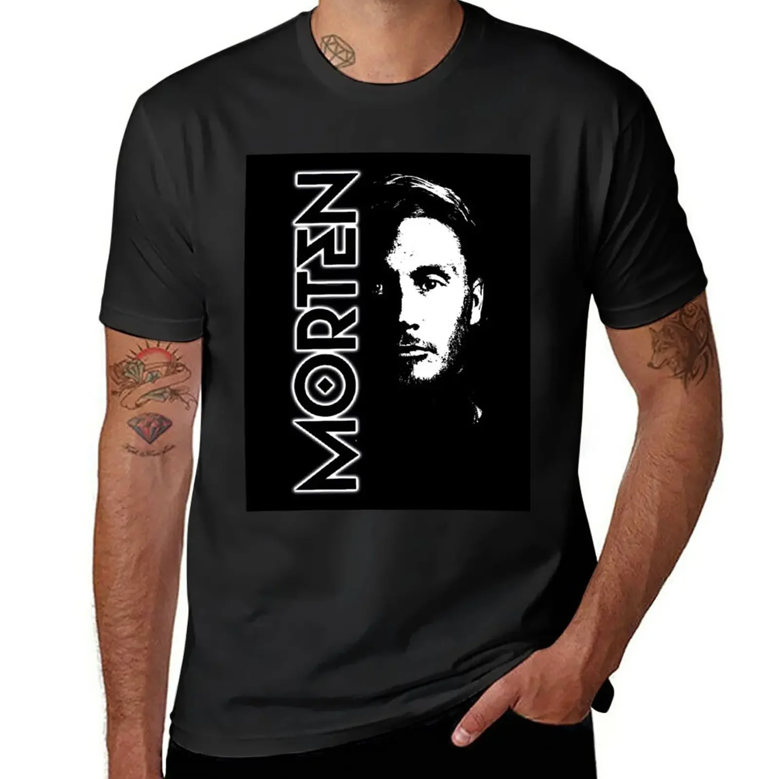 Новинка Футболка dj Morten простая футболка эстетическая одежда аниме мужская