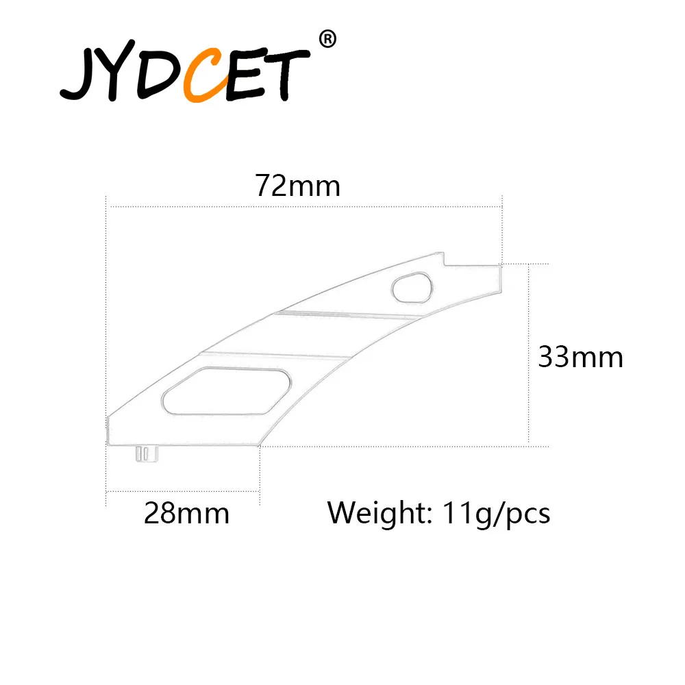 JYDCET 1P Metal Front Anti-Bending Plate Chassis Brace 101210 RC Car 1/10 HPI WR8 3.0 Bullet ST MT 3.0 Ken Block Flux Rally images - 6