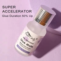 15ml super glue accelerator pre treatment eyelash extension glue 1 sec speed up solution lash glue duration 50 up private label
