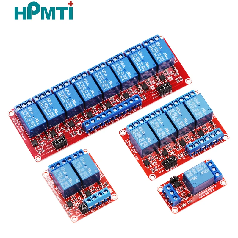 Релейный модуль 1 2 4 8 каналов 12 В плата релейного модуля со стандартным триггером
