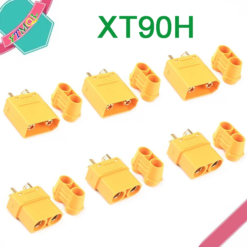 

2PCS XT90U Male Female Bullet Connector Plug the Upgrade For RC FPV Lipo Battery RC Quadcopter