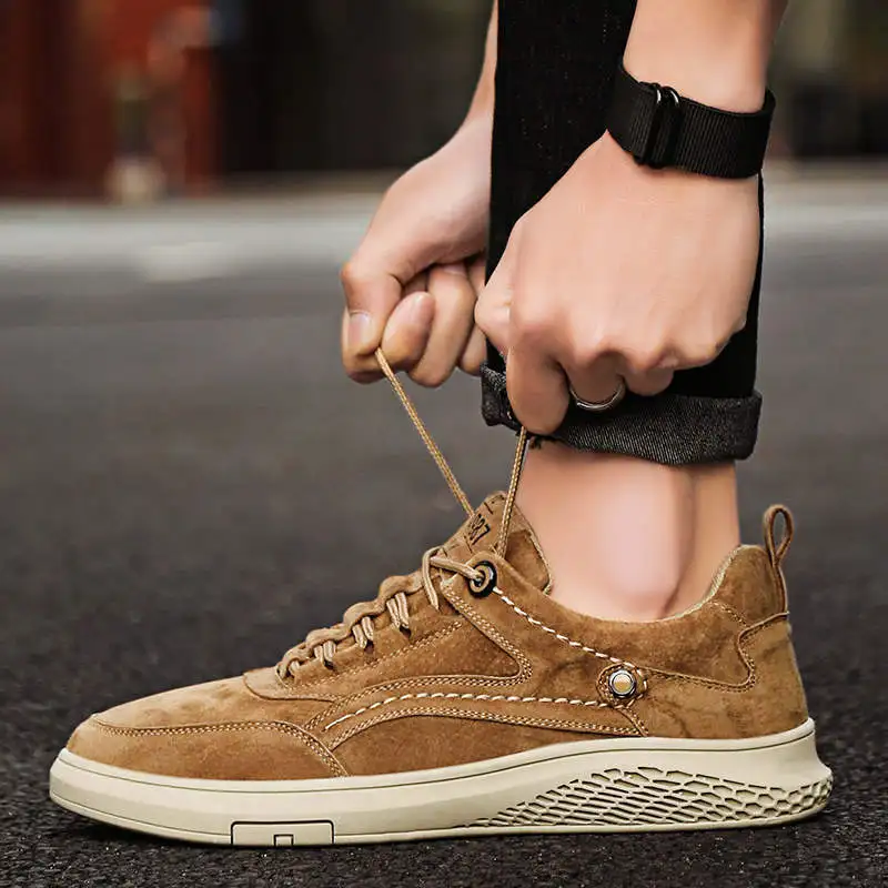 

Running Man 2022 Brands Men's White Sports Shoes Low-Priced Green Sneakers Fashion Tennis Sport Men Thick Bottomed Tennis Easy