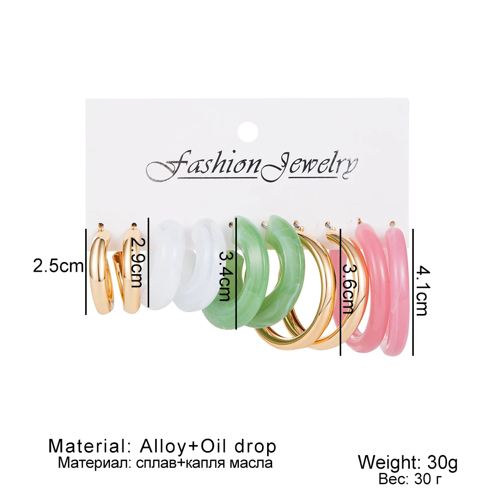 FAMSHIN полимерные жемчужные серьги-клипсы модные милые красочные серьги-капли