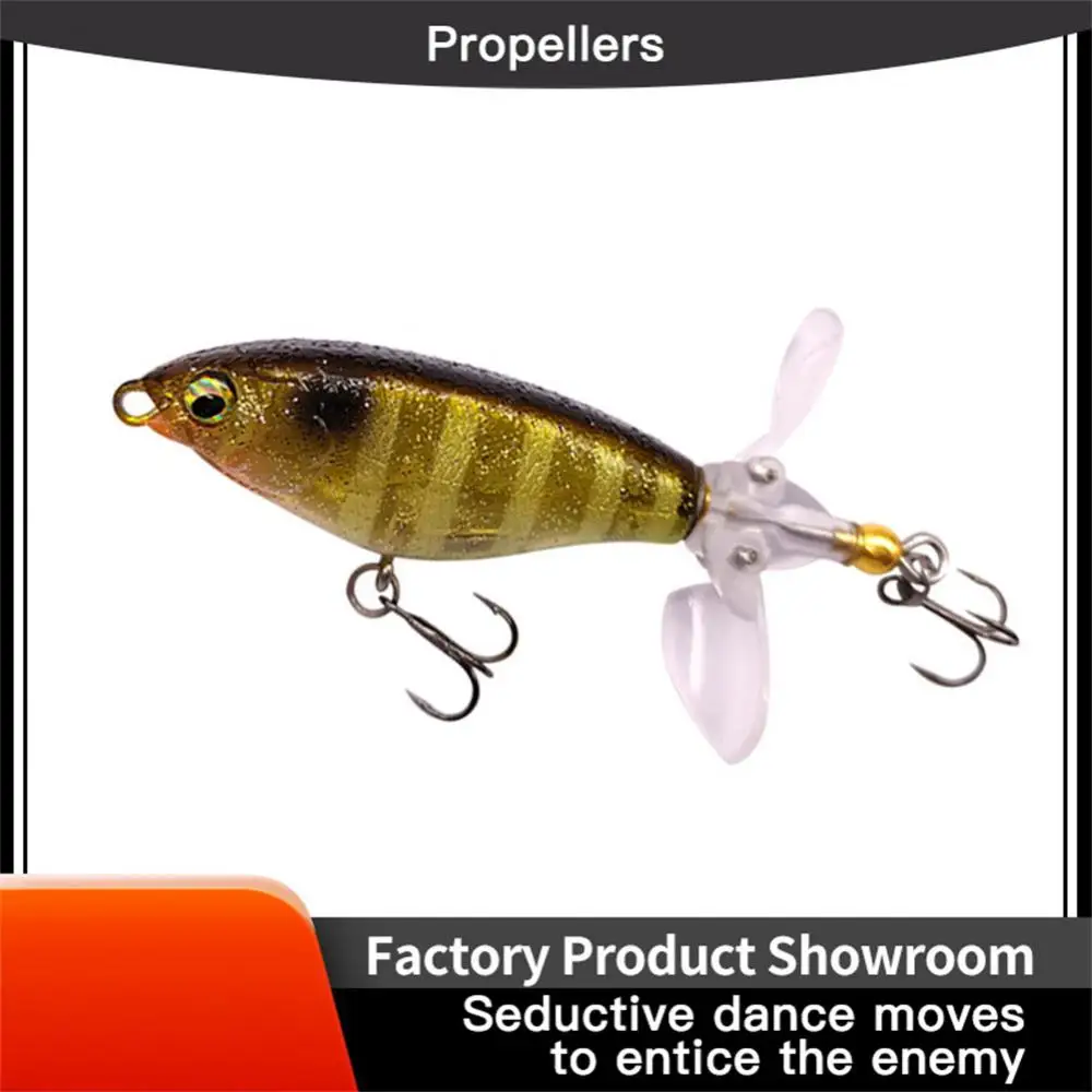 

Huge Fish Bait Fishing Accessories Roll-resistant Double Blade High Quality Bionic Bait Propeller Lure Handmade Fake Bait Unique