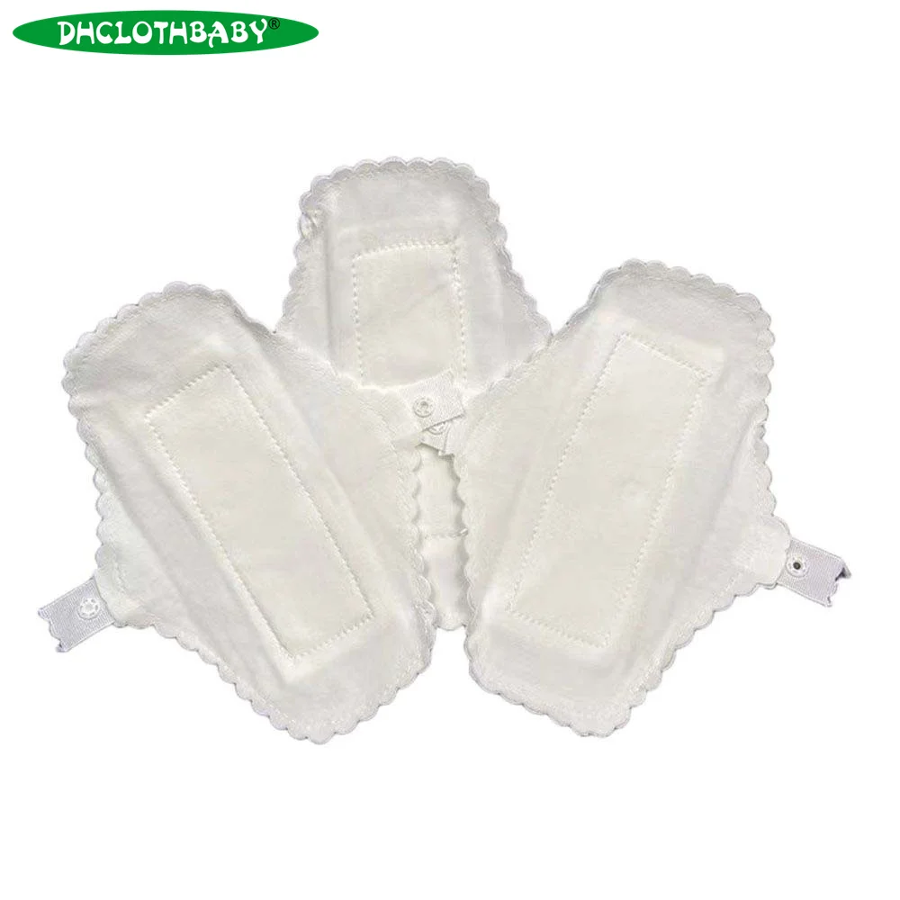 

3 Pcs Thin Reusable Cotton Pads Menstrual Cloth Sanitary Towel Napkin Washable Waterproof Panty Liners Feminine Hygiene Pads