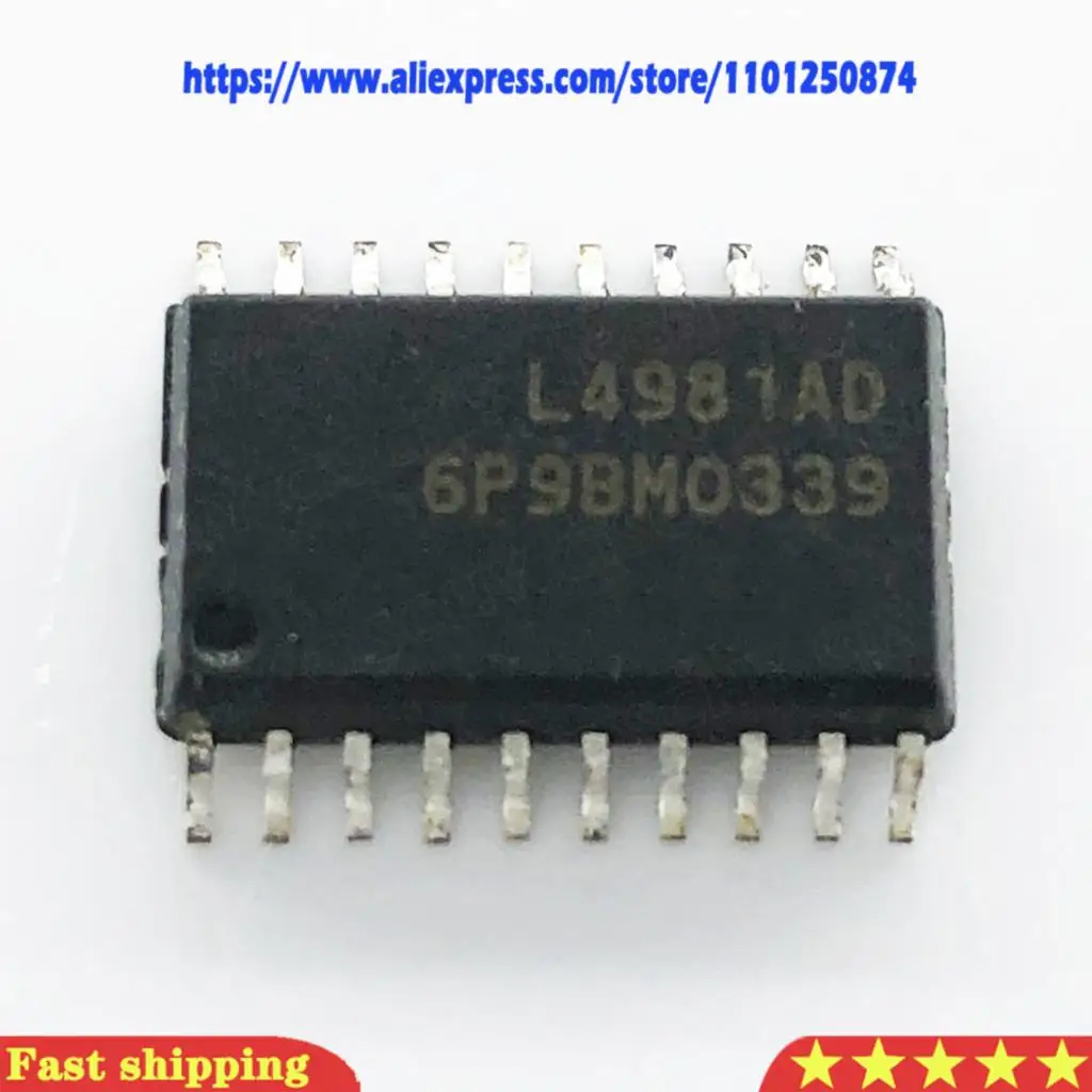 

5 шт. L4981BD SOP20 L4981B лапками углублением SOP-20 L4981 SOP L4981AD