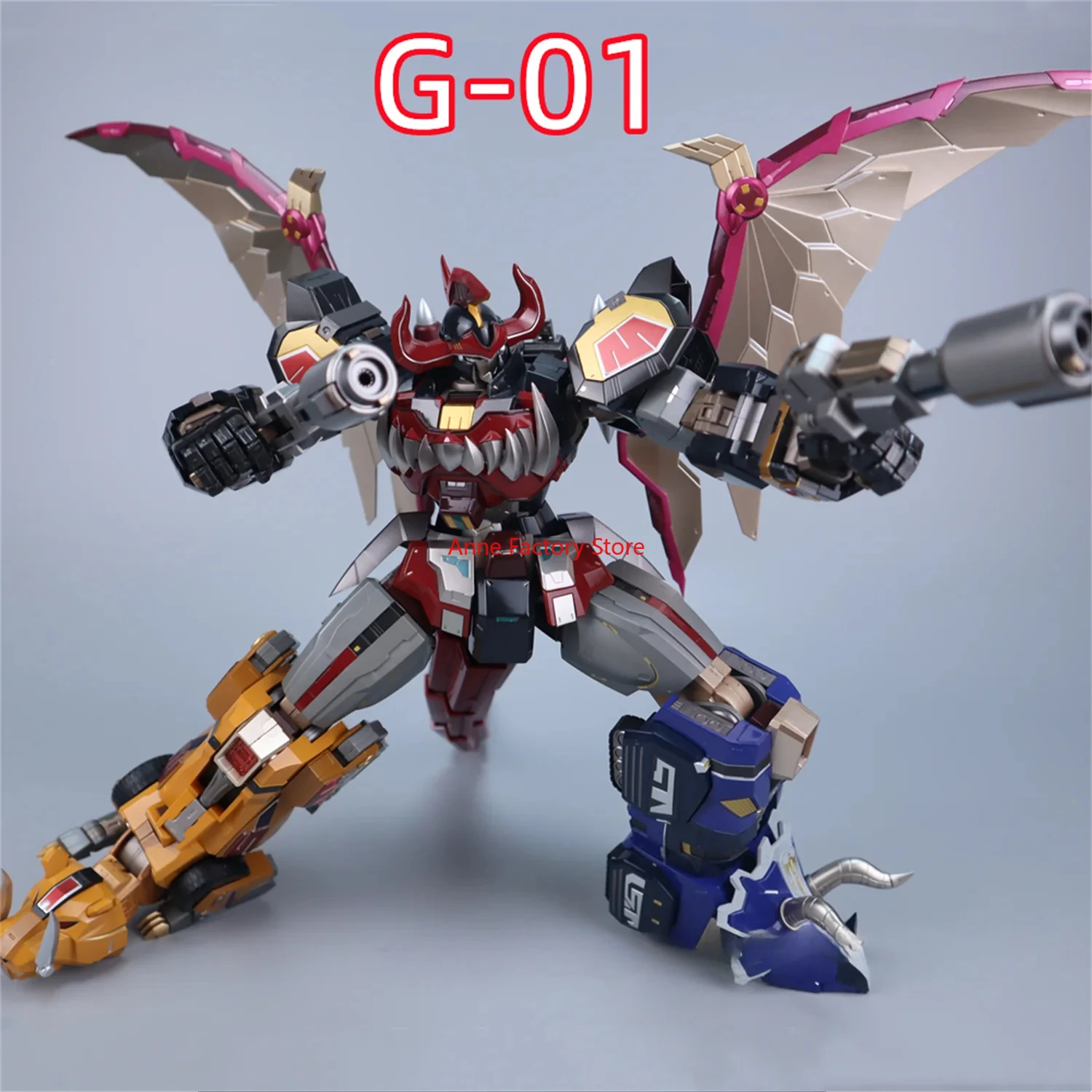 Фото [В НАЛИЧИИ] Модель Beast King G-01 G01 DaiZyuJin Dragon Caesar Mighty Morphin Power TEAM Аниме Фигурка №1