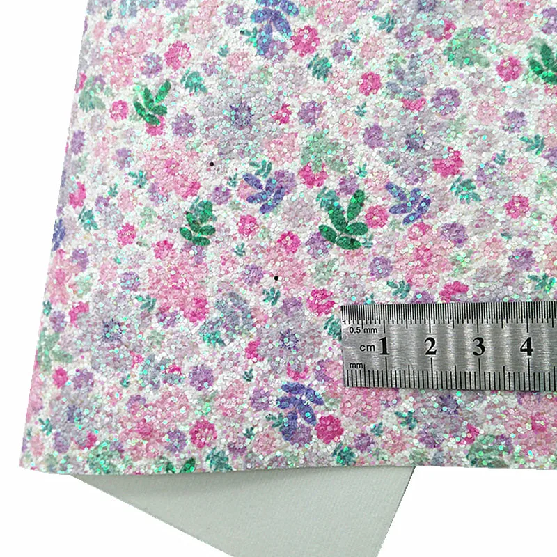 Кожаные листы тисненые цветы искусственная кожа виниловые кожаные для бантов