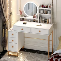 coiffeuse light luxury dressing table with mirror and stool dressers makeup vanity cabinet bedroom furniture tocador maquillaje