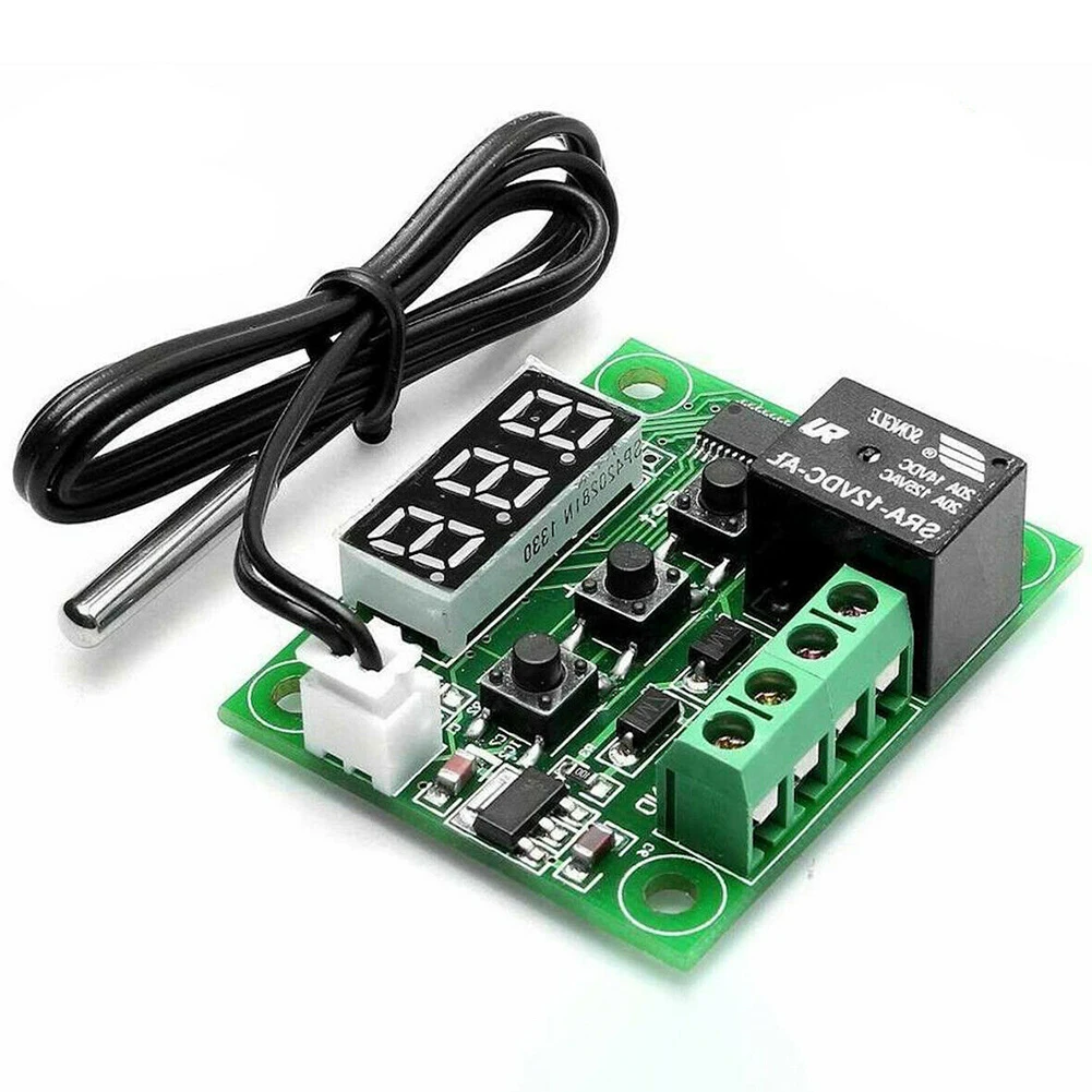 

Controller Module With Sensor 48.5 X 40mm -50-110°C W1209 12V Digital Thermostat Sensor Temperature Control Switch Module