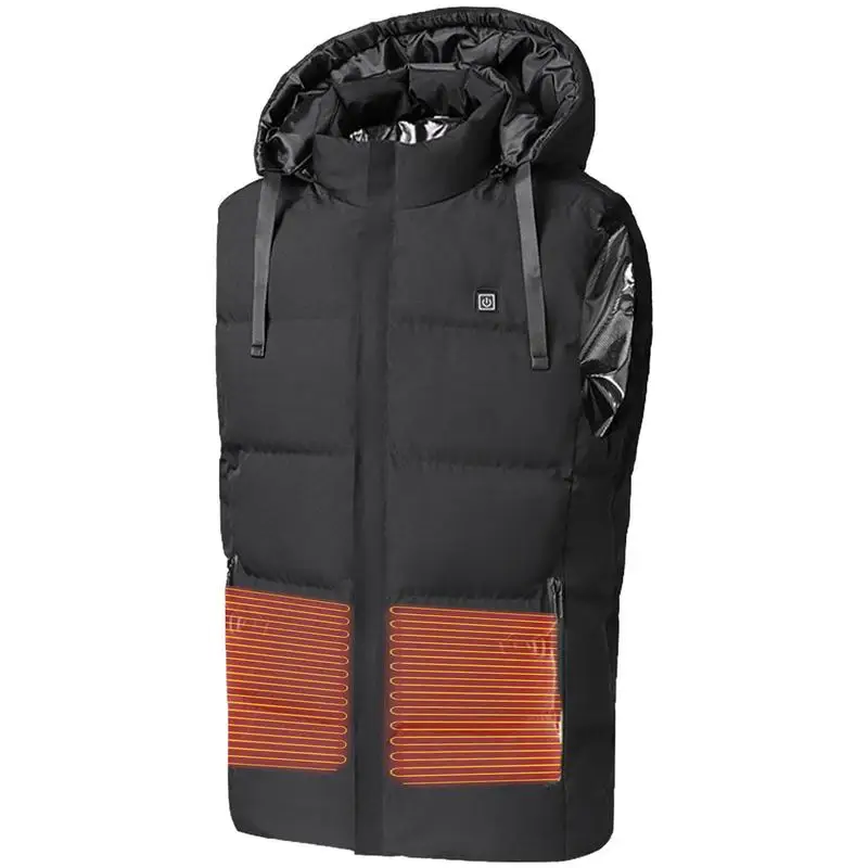 

Heated Vest For Men Unisex Rechargeable Outerwear Heating Vest Smart Charging Washable Vests With 3 Heating Levels For