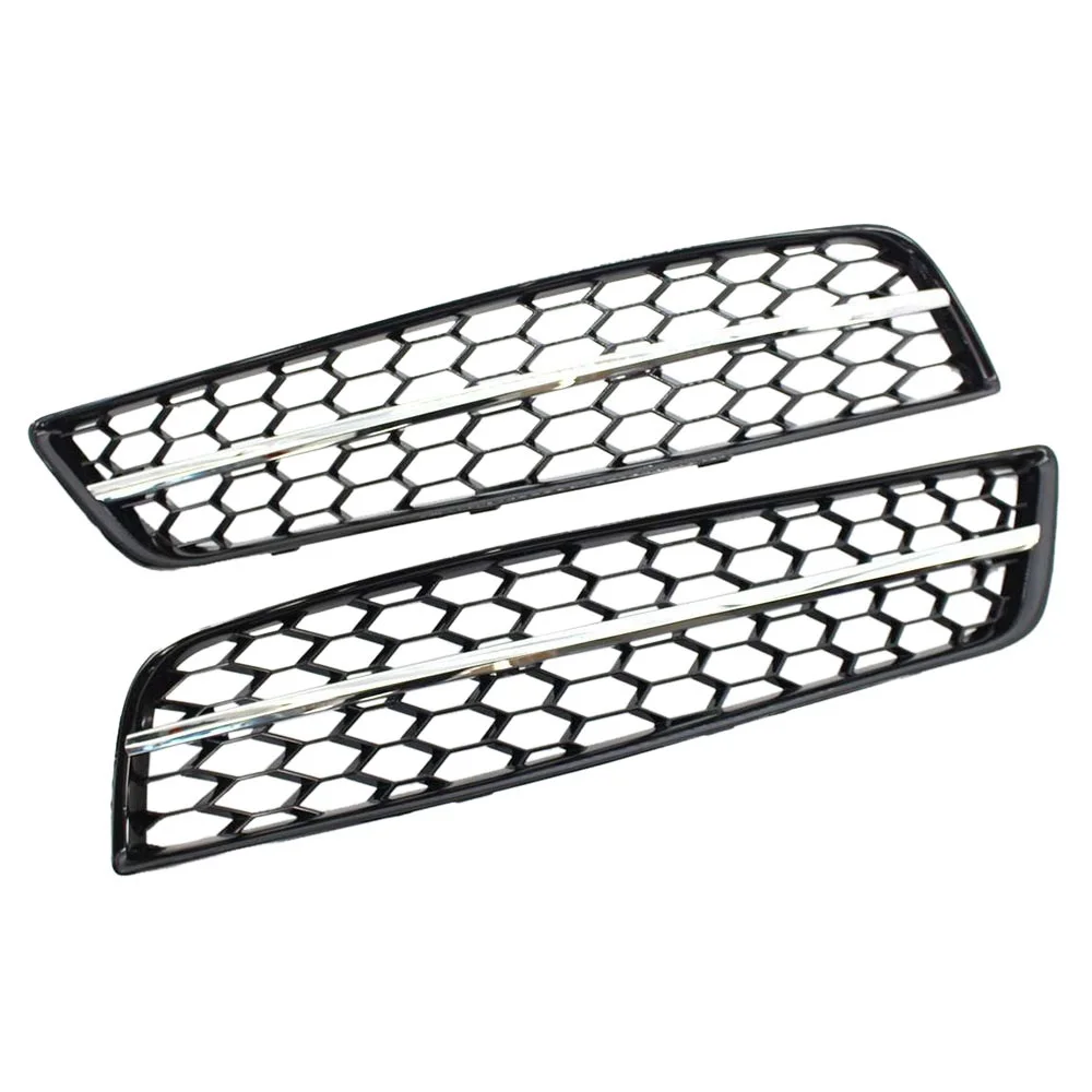 

Silver HONEYCOMB Car Front Fog Light Grill Cover for-Audi A3 8P 2009-2013 8P0807682J 8P0807681AA T94 Honeycomb Grille