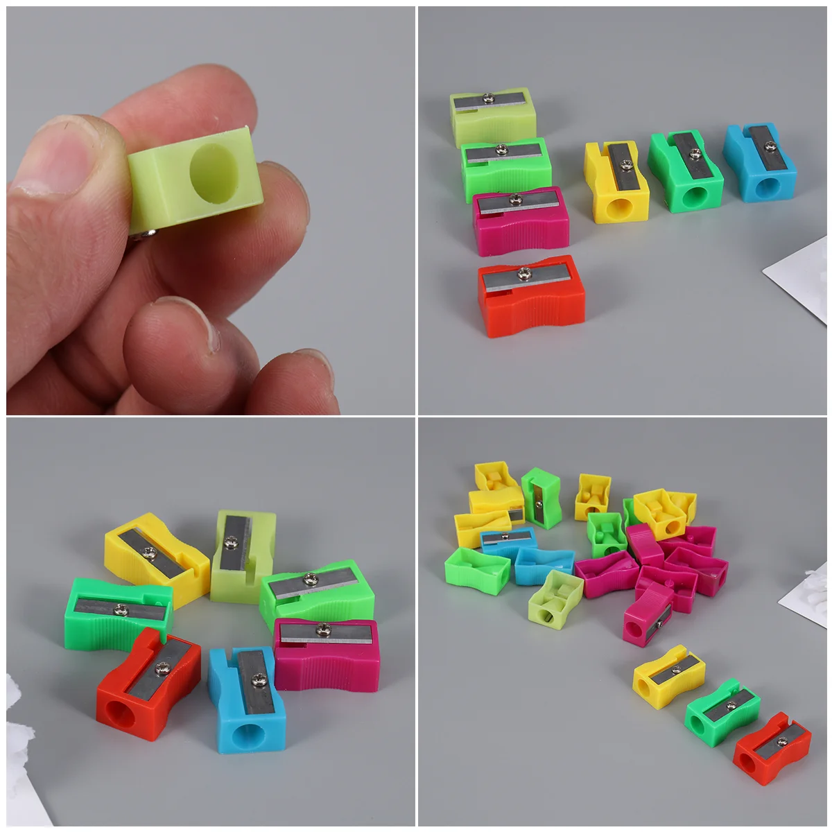 

Sharpenerfor Manual Kids Hand Handheld Decorations Home Supplies Office Stationery School Mini Bulkcoloredcolorful Hole