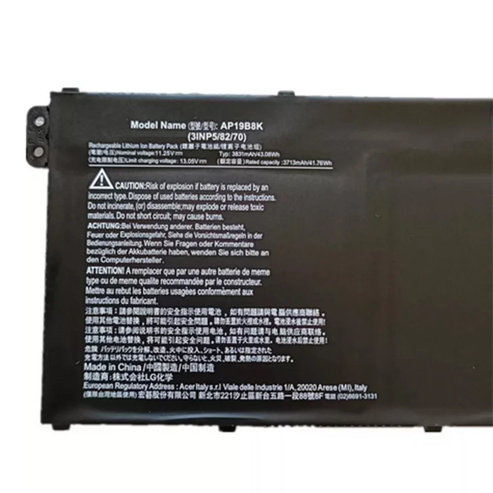 Оригинальный аккумулятор для ноутбука ACER Aspire A314 A315 A317 11 25 в Вт/ч AP19B8K