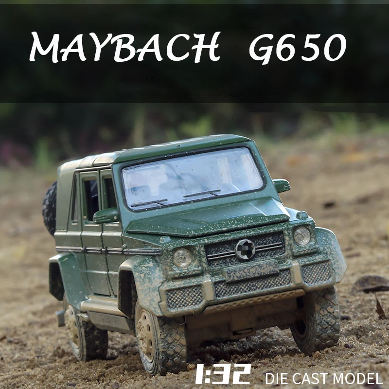 

New 1:32 Maybach G650 Alloy Car Open Car Off-Road Vehicle Toy Diecasts & Toy Vehicles Car Model Collection Car Toy For Children