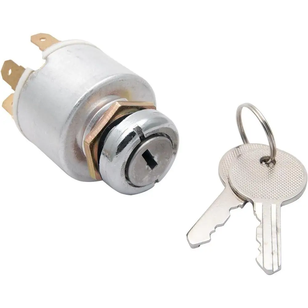 

Универсальный автомобильный выключатель зажигания 2 В, классический комплект, 7 контактов с 2 ключами для лодок, автомобилей, мотоциклов, велосипедов, автоаксессуаров