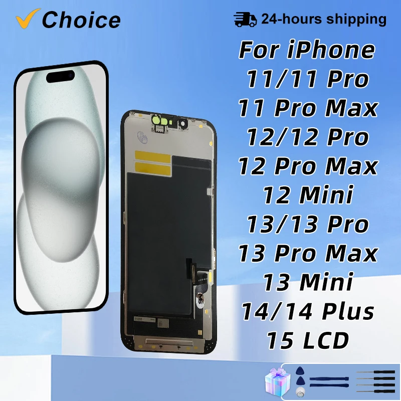 Дисплей INCELL OLED для iPhone 11 12 13 ЖК-дисплей с сенсорным экраном 14Plus 15 Plus в сборе Pro Max 14