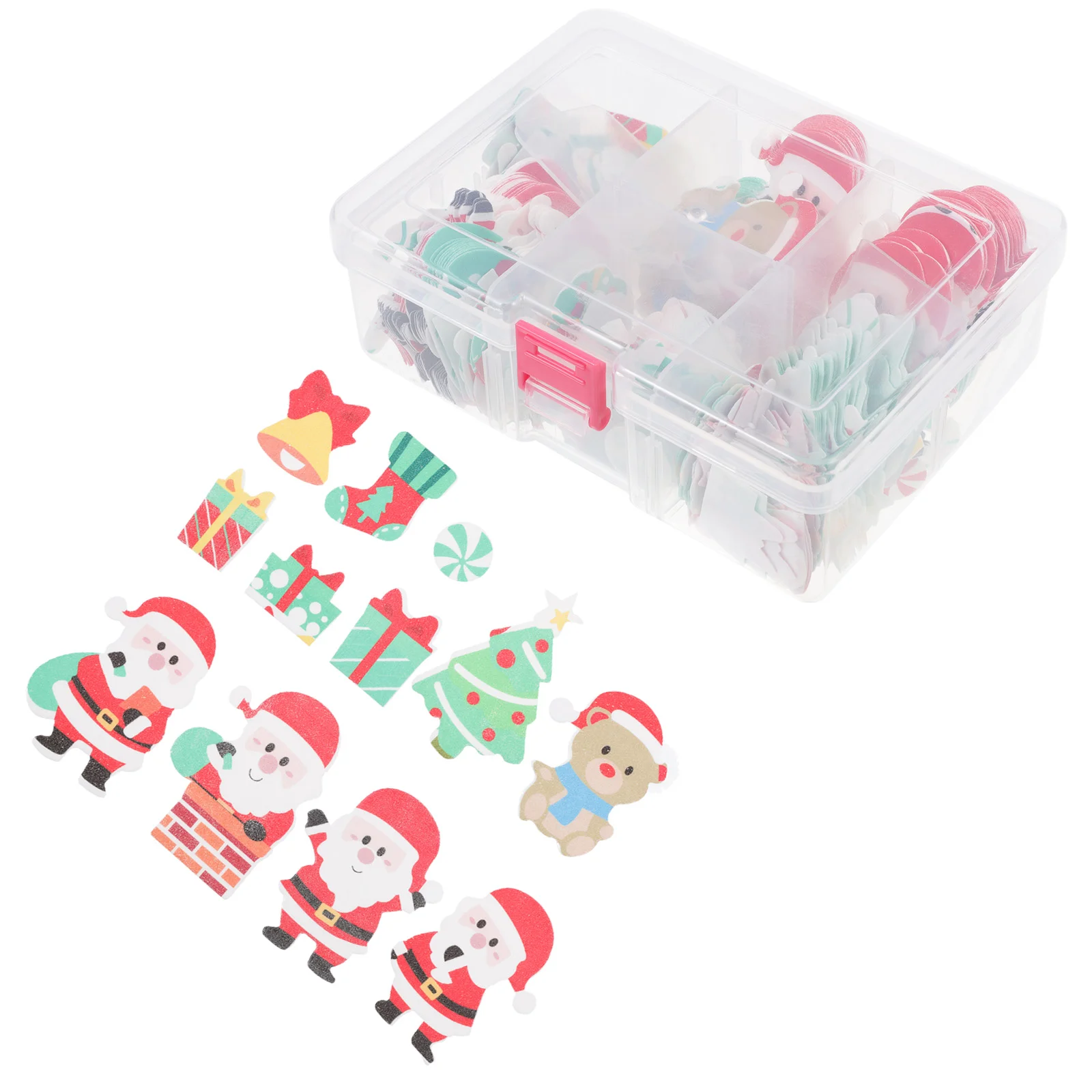 

Christmas Edible Cake Cupcake Topper Paper Decorationssanta Toppers Wafer Party Decor Decoration Baking Picks Dessert Diy Rice