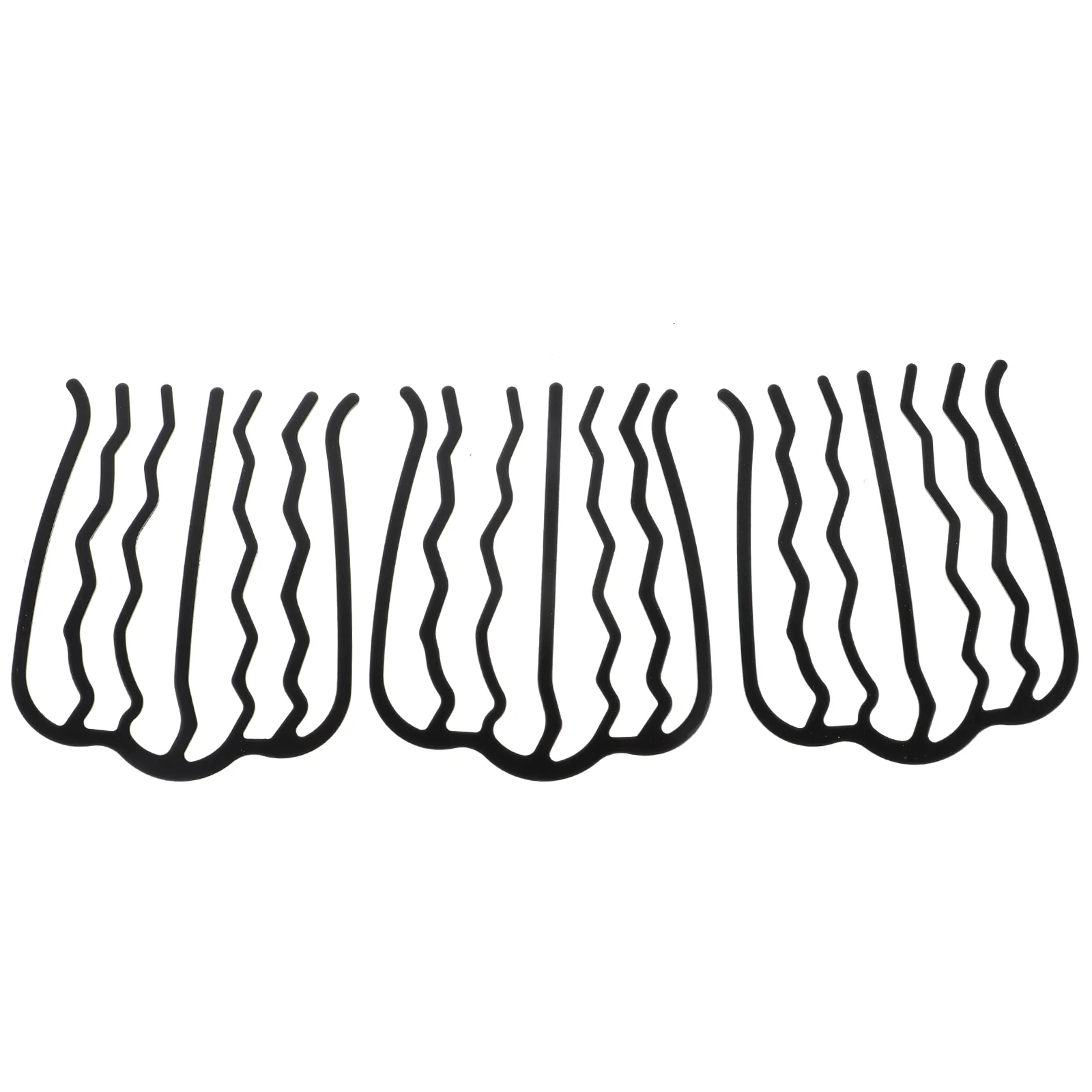 

Заколка для волос с зубцами, 3 шт.