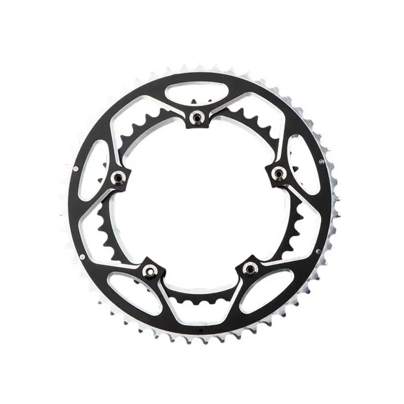 

53-39 T складной велосипедный двойной диск зубчатый алюминиевый сплав диск для поддержки велосипеда 9/10/11 скоростей запчасти для велосипеда ве...