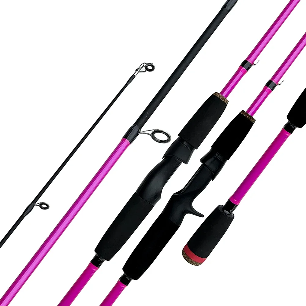

GHOTDA Lure Fishing Rods Ultralight Carbon Fiber Spinning Casting Fishing Pole Solid Fast Sea Tools for Trout Bass Carp Camping