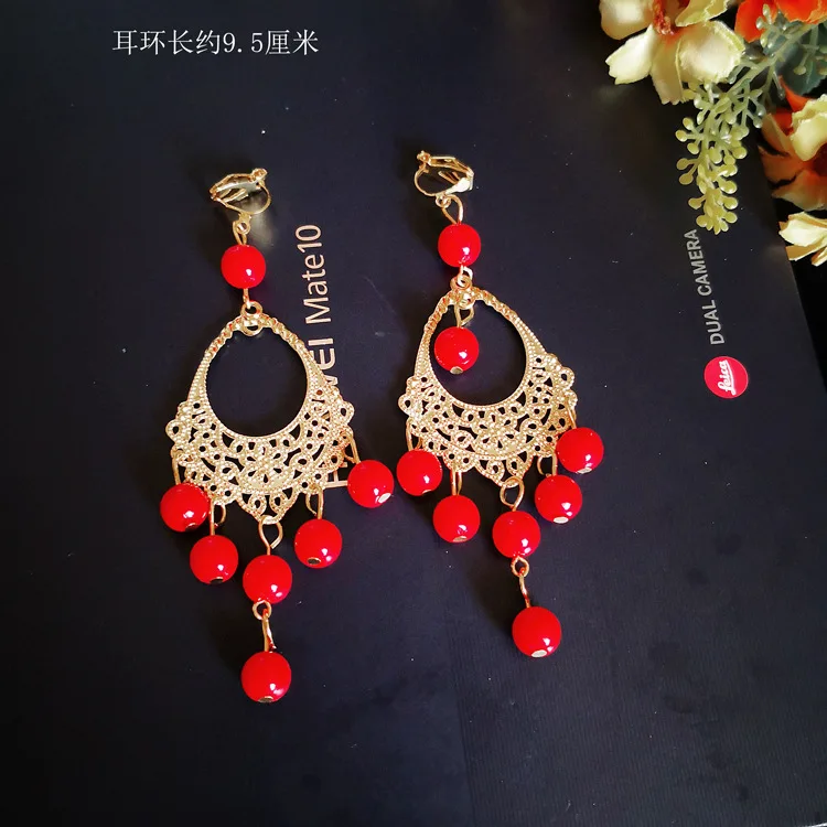 

Серьги с кисточками в европейском стиле, восстанавливают индивидуальность в древнем стиле, увеличивая длину, из сплава