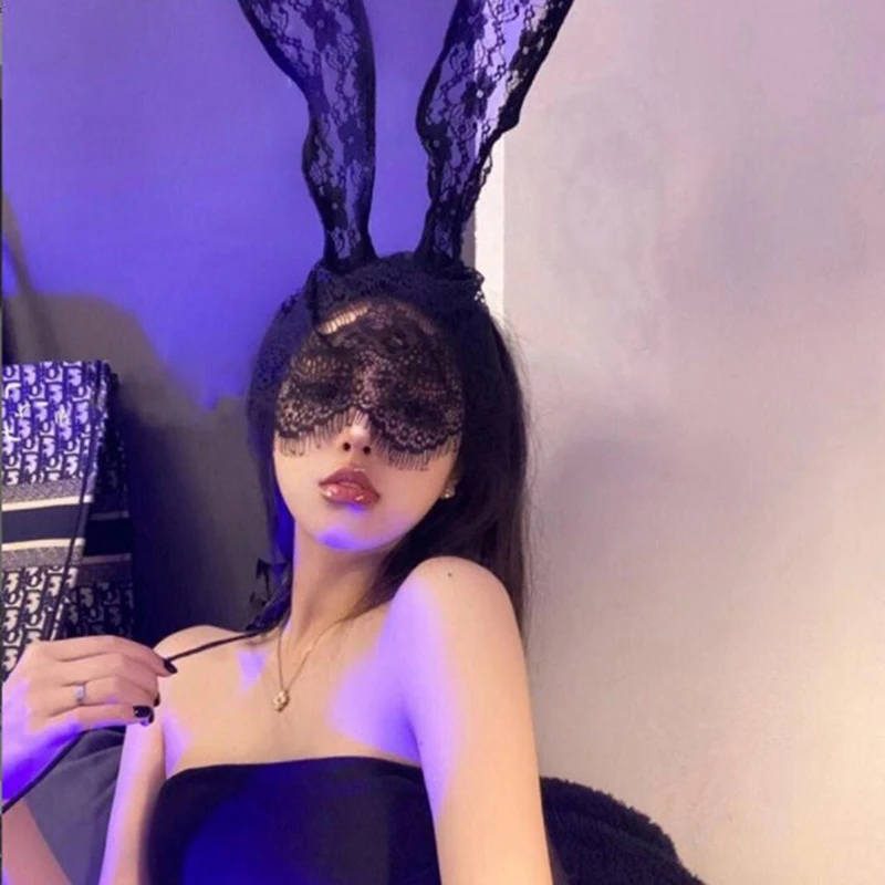 Сексуальный черный женский стиль подарки на Хэллоуин Сексуальная кружевная