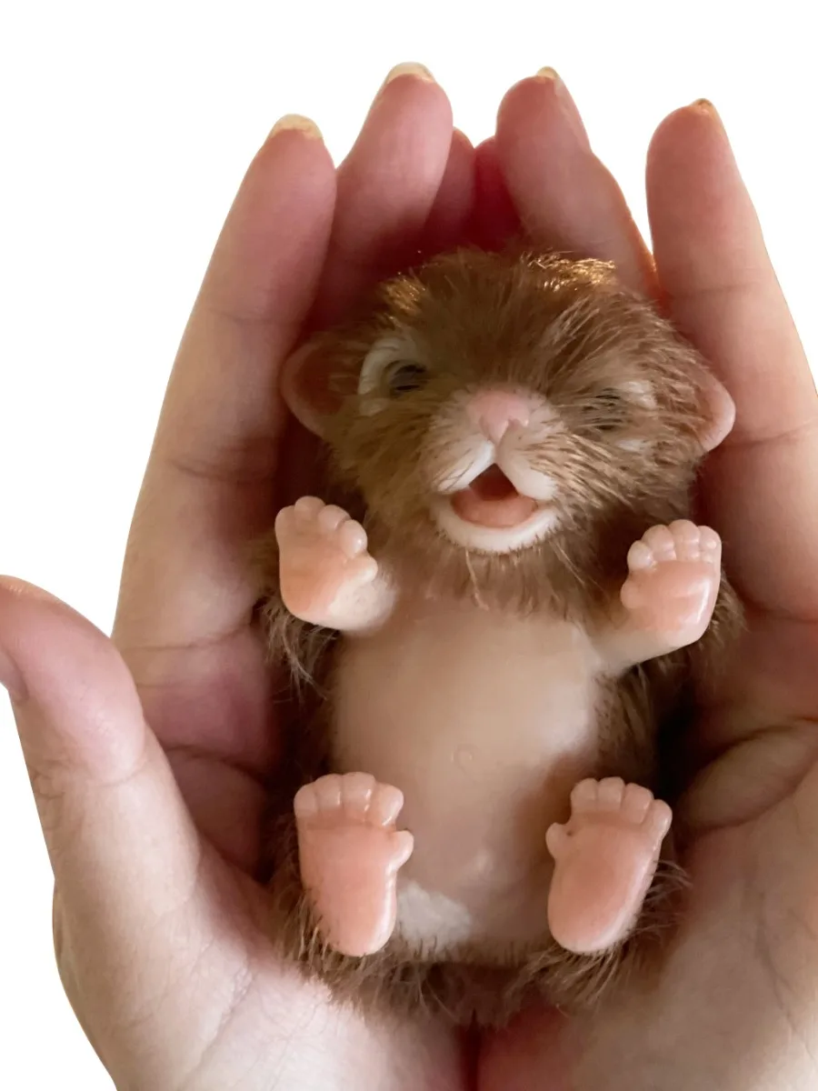 5-дюймовая Силиконовая Кукла Унисекс Мягкая На Ощупь Аниме Собака Реборн 12 См