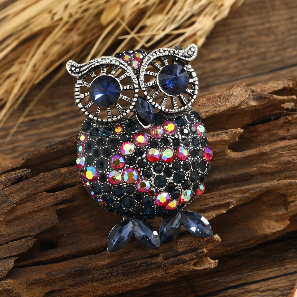 Muylinda искусственная бриллиант птица искусственная и броши ювелирные изделия Банкетная одежда шарф зажим аксессуары