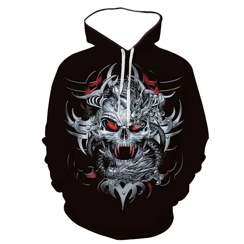 

mens Hoodie Christmas Clothing Hot Sale Man Black Sweatshirts Men's Skull Collection Hooded Sweatshirt 3d male Fashion Hoody