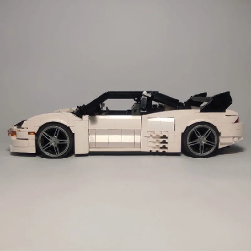MOC- 158120 Новый белый суперкар гоночный строительный блок модель 1102 детали