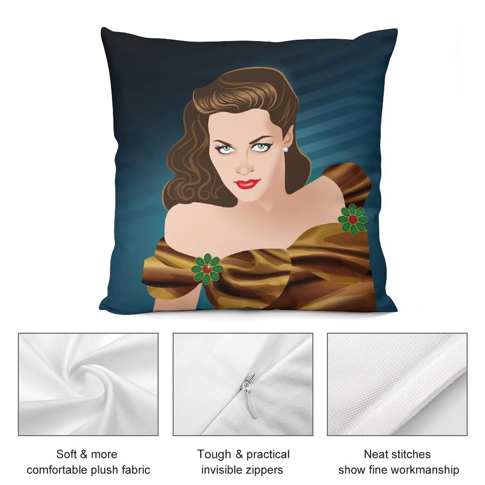 Yvonne De Carlo декоративные наволочки в стиле аниме для девушек дивана рождественские