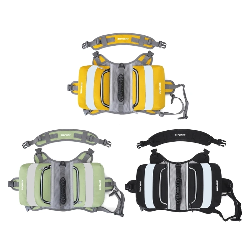 

Dog Pack Backpack with Handle Large Self-Carrier Reflective BackPack Saddle Bag N84C
