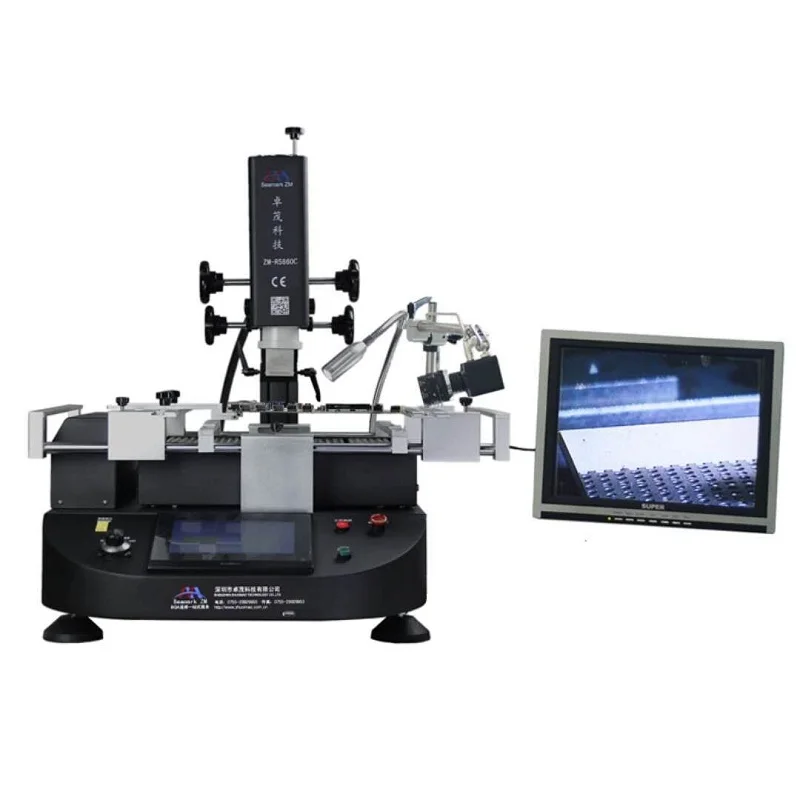 

LY ZM-R5860 ZM-R5860C BGA Rework Solder Station 3 Zones Rework Soldering Stations Machine for Phone Repair 220V