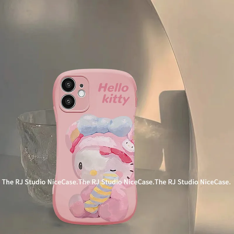 

Hello Kitty Pink for iPhone Xs/Xr/Xsmax/11/12/13pro Silicone Phone Case