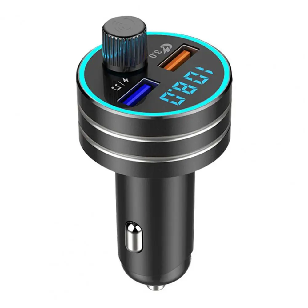 

FM-трансмиттер автомобильный с поддержкой Bluetooth 5,0 и USB-портами, 22,5 Вт