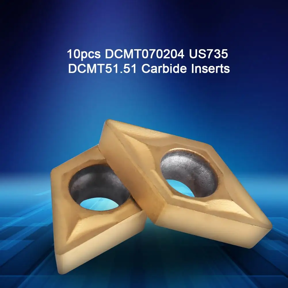 

10pcs CNC Carbide Tips Inserts Blade Cutter Lathe Turning Tool With Box Turning Tool Useful Cutter TS1