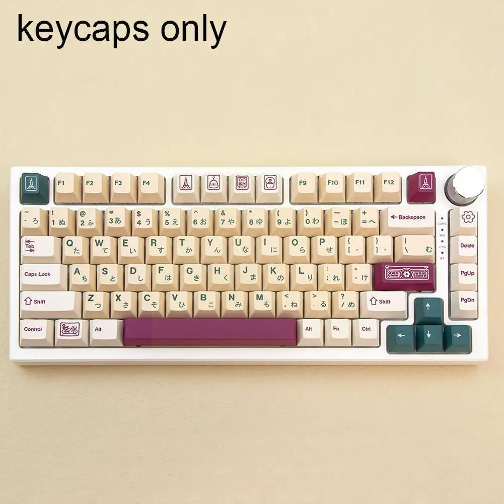 

143 key Caps GH60/GK61/GK64/84/87/96/104/108/980 mechanical Subbed PBT Bee XDA Keycaps Dye keyboards Japanese Minimalist A9H8