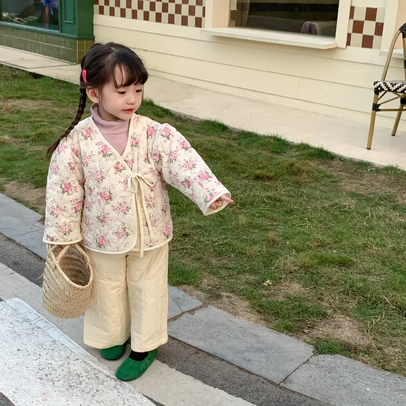 Парки для девочек на осень и зиму толстые хлопковые вельветовые парки с зажимом