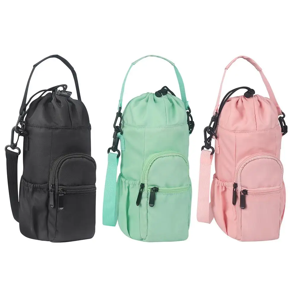 

Water Bottle Carrier Insulated Water Bottle Holder Bag Case Pouch Cover Great For Stainless Steel Bottles for Hiking Camping