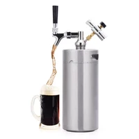 2l3 6l stainless steel beer mini keg air pressure faucet can barrel wine brewing tool bar nightclub restaurant home use ed