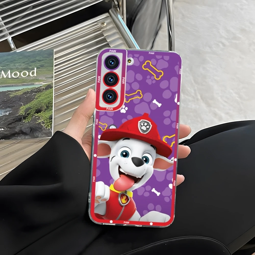 Фото Прозрачный чехол для телефона P-Paws P-Patrols для Samsung S22 S23 S20 S21 A11 A13 A22 A31 A32 A51 A52 Plus Ultra Angel Eyes Soft Coque №2