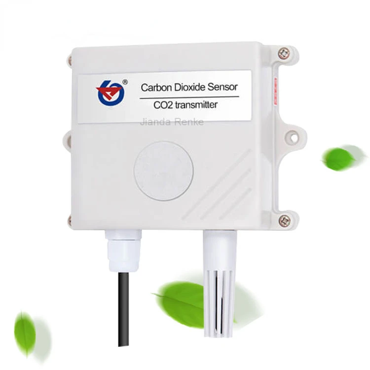 

Wall Mount Carbon Dioxide CO2 Detector Outdoor RS485 0-5V 0-10V 4-20mA CO2 Sensor For Air Quality Monitoring