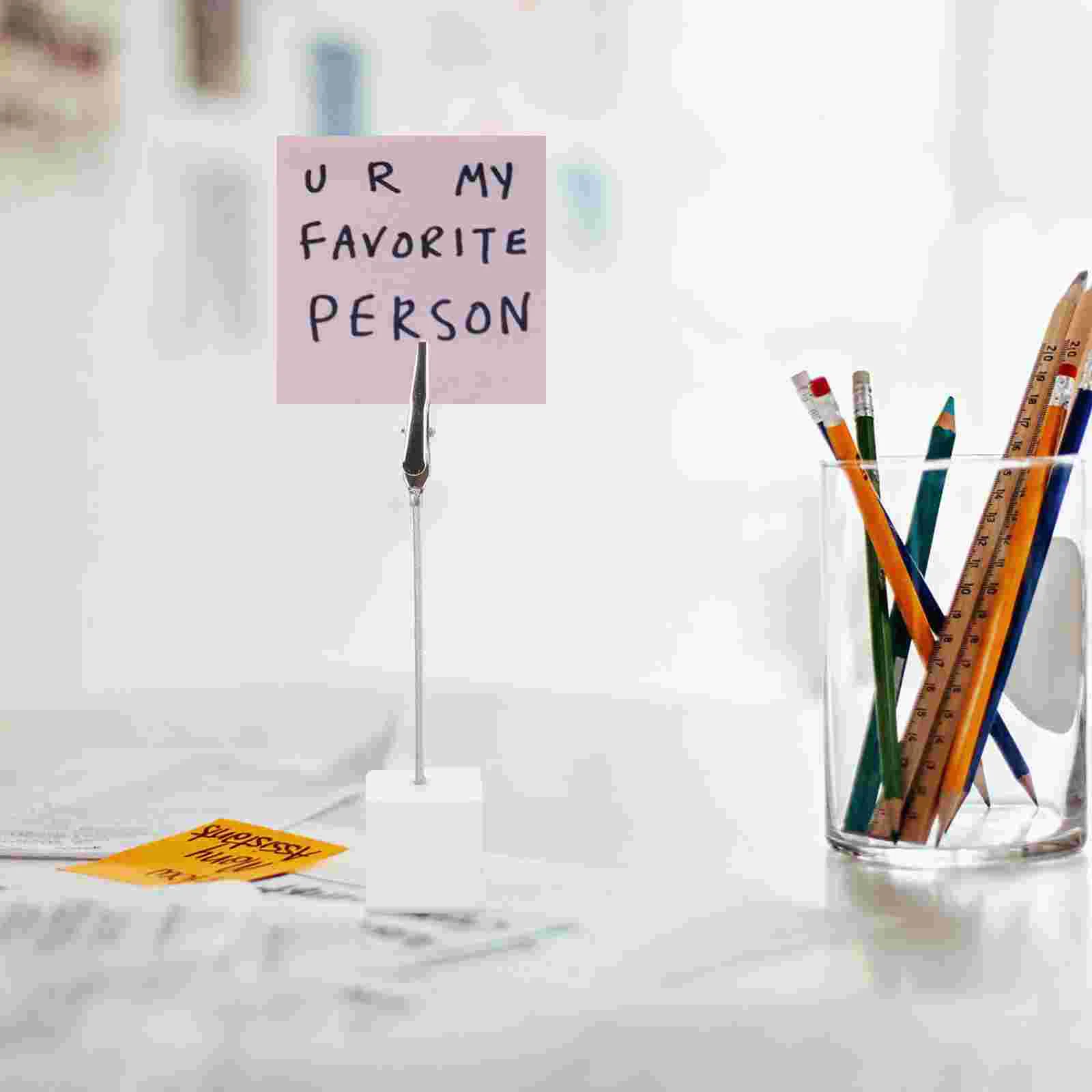 10 шт. кубическая основа держатель для фотографий зажим бумаги заметок домашнего