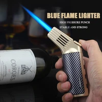 powerful gas lighter torch refillable adjustable flame lighter chef cooking torch bbq ignition vintage lighters picnic tool