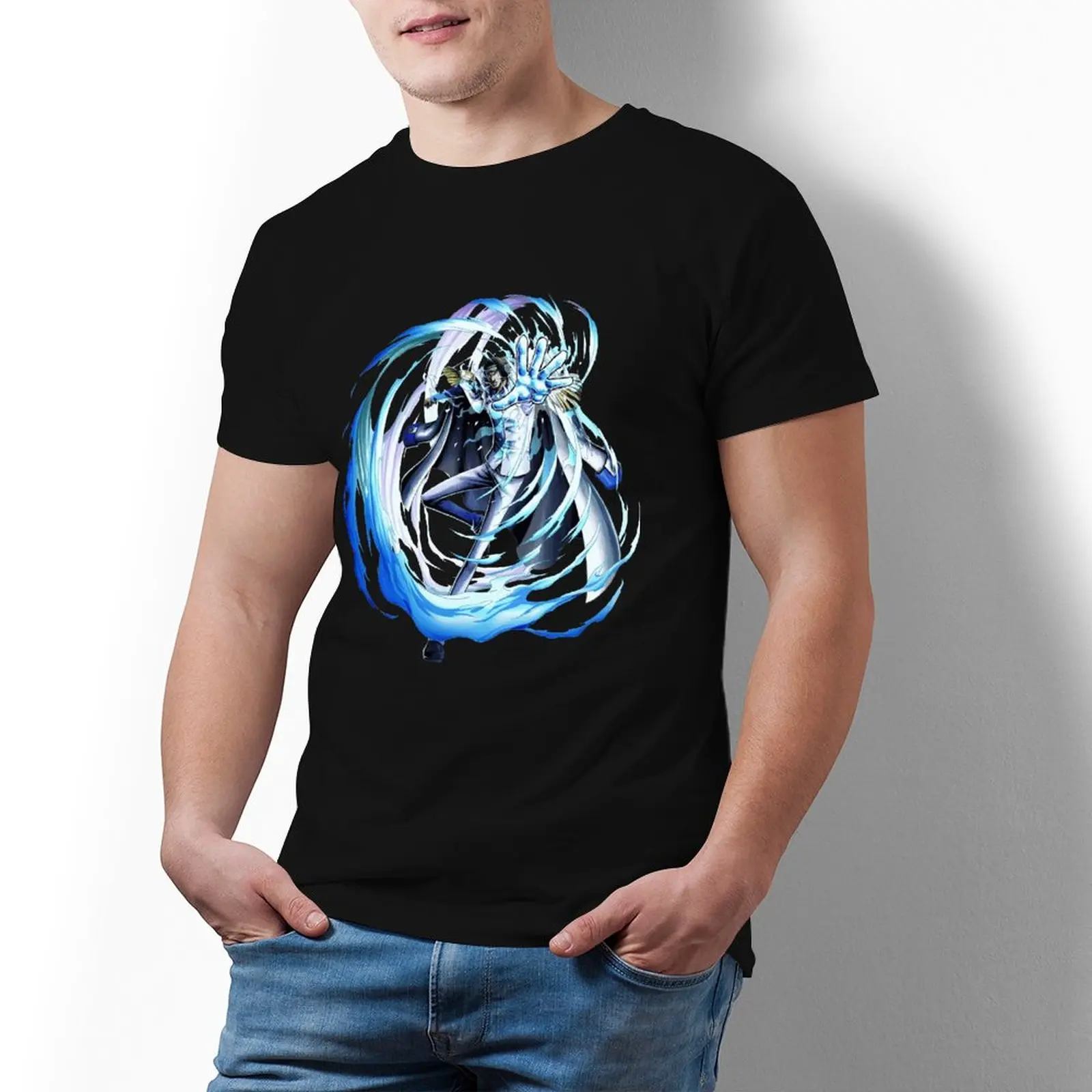 

Bandai One Piece Kuzan T Shirt Japanese Big Fun T-Shirt Print Cotton Men Tshirt