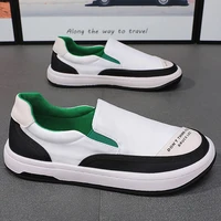 leather mens shoes mens canvas shoes outdoor summer breathable mens board shoes mens fashion breathable casual shoes travel